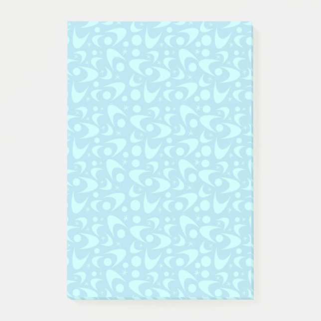 Retro Boomerangs Post-it Klebezettel (Vorderseite)