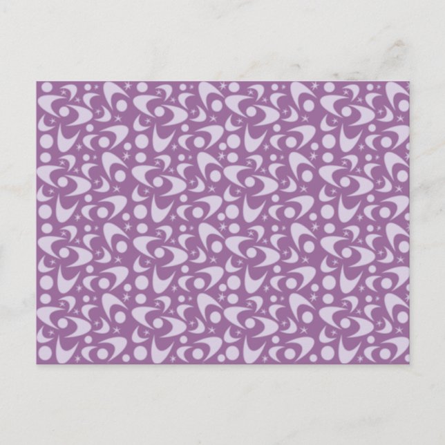 Retro Boomerangs Postkarte (Vorderseite)