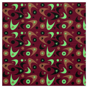 Retro Boomerangs Stoff