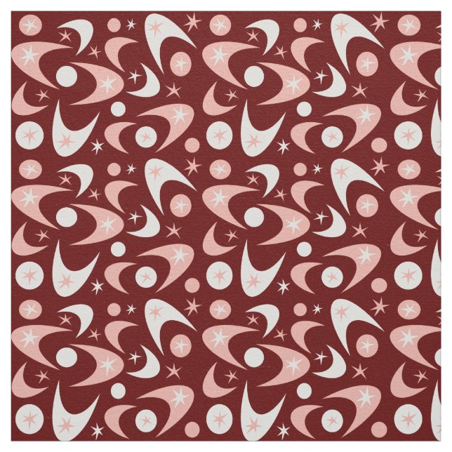 Retro Boomerangs Stoff (Muster)