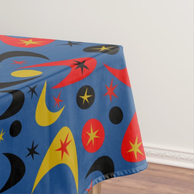 Retro Boomerangs Tischdecke (Beispiel)
