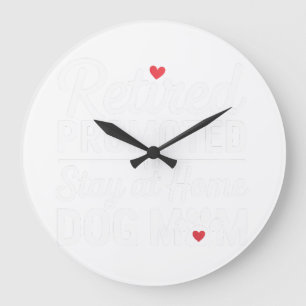 Retro Border Collie Sunburst Grafikdesign Große Wanduhr