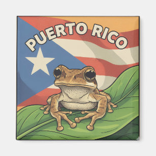 Retro-Boricua-Stolzposter Magnet