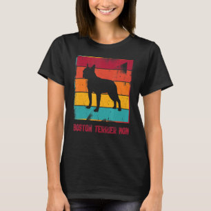 Retro Boston Terrier Mama Owner Mother Pet Mama Do T-Shirt