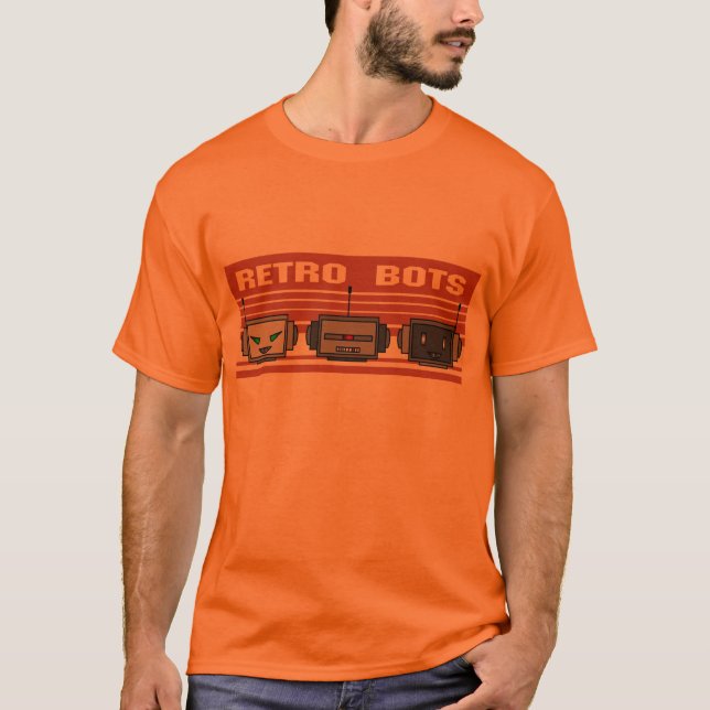 Retro Bot T-Shirt (Vorderseite)
