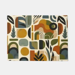 Retro Botanica Geometrica Fußmatte