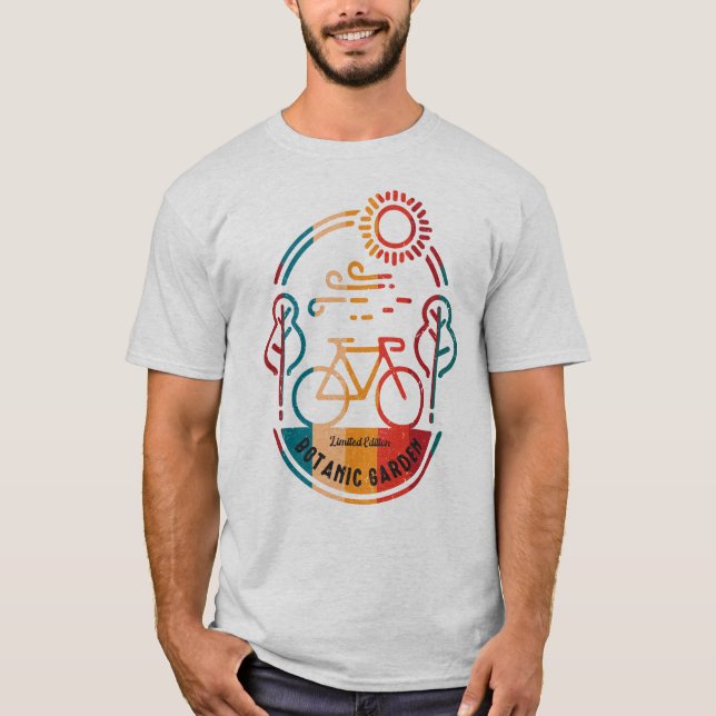 Retro Botanischer Garten T - Shirt (Vorderseite)