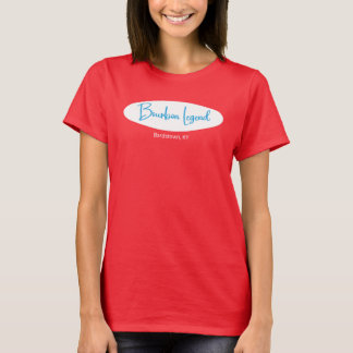 Retro Bourbon Legend oval Women's Relaxing T - Shi T-Shirt