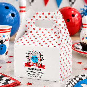 Retro-Bowling-Kinder 1. Geburtstagsfeier Geschenkschachtel
