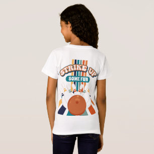 Retro Bowling Kindergeburtstag T-Shirt