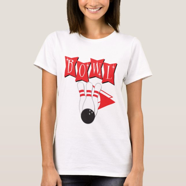 Retro Bowling Shirt (Vorderseite)