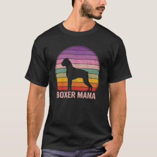 Retro Boxer Mama Graphic Boxer T-Shirt