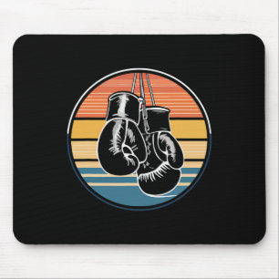 Retro-Boxhandschuhe Kickboxen Boxen Liebe Mousepad