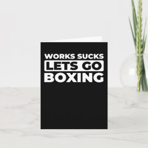 Retro Boxing Gloves - Sparring Fighter Vintag Box Karte