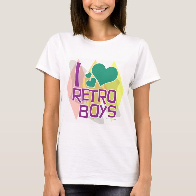 Retro Boys Niedliche Vintage Ästhetik T-Shirt (Vorderseite)