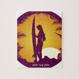 Retro Brandungs-Abnutzung Puzzle