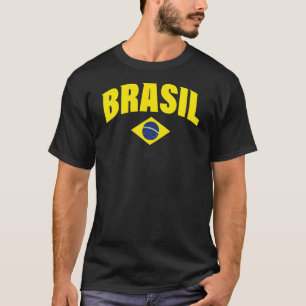 Retro Brasil Vintage brasilianische Flagge Brasili T-Shirt