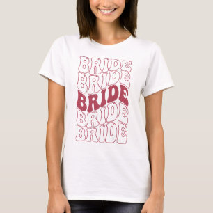 Retro-Braut Brautjungfer T-Shirt