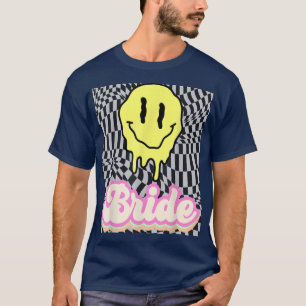 Retro-Braut Vintage Brigade coole Hippie-Hochzeit T-Shirt