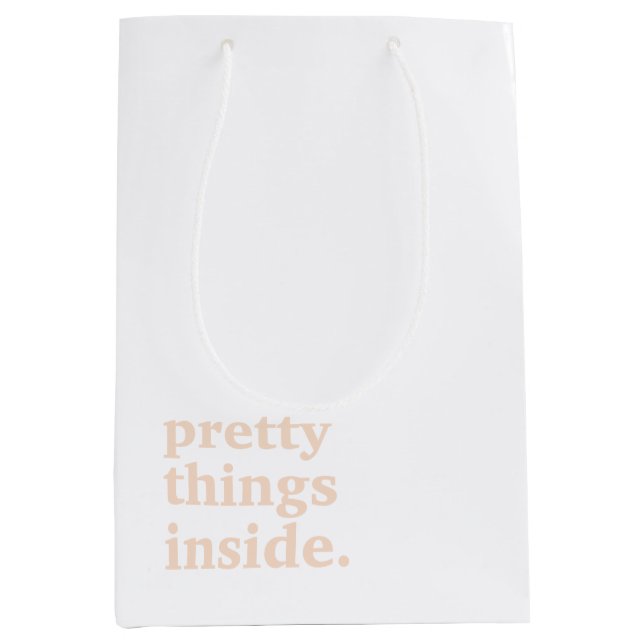 Retro Brautparty Geschenk für Swag Bag A115 Mittlere Geschenktüte (Vorderseite)