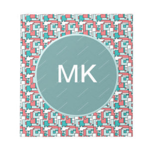 Retro Brick Muster Notizblock