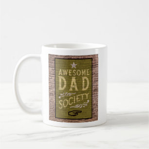 Retro Brick Werbung Phantastisch Vater Society Tas Kaffeetasse