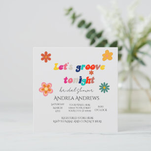 Retro Bridal Dusche Einladung