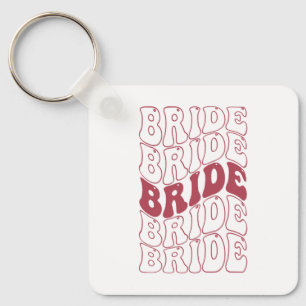 Retro Bride Bridesmaid Schlüsselanhänger