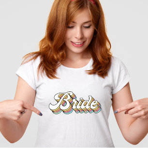 Retro Bride Shirt, Bride Shirt Bachelorette Shirt