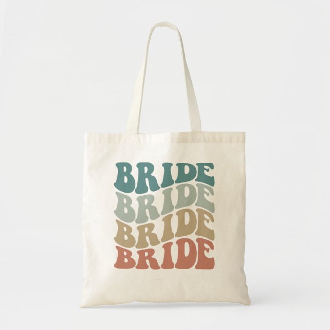 Retro Bride Tragetasche (Vorne)