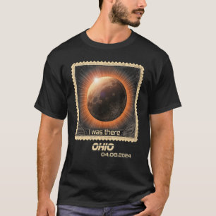 Retro-Briefmarke Gesamtsolaristin 2024 Ohio T-Shirt