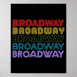 Retro-Broadway-Musikliebhaber-Theater-Musicaltheat Poster