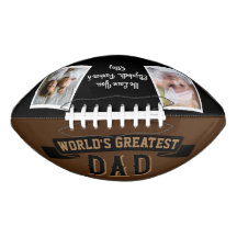 Retro Brown 2 FotoCollage - Der größte Vater der W