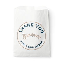 Retro Brownies dankeschön für Ihre Bestellung