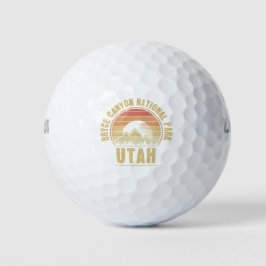 Retro Bryce Canyon Nationalpark Utah Golfball