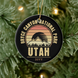 Retro Bryce Canyon Nationalpark Utah Keramik Ornament