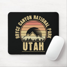 Retro Bryce Canyon Nationalpark Utah Mousepad