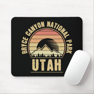 Retro Bryce Canyon Nationalpark Utah Mousepad
