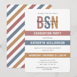 Retro BSN Nursing School Abschluss RN Einladung