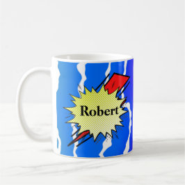 Retro bubble color comic kaffeetasse