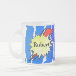 Retro bubble color comic mattglastasse