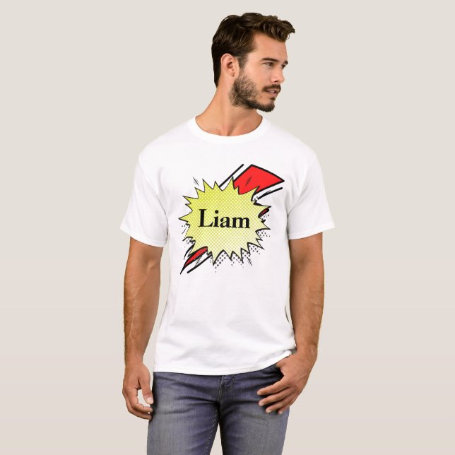 Retro bubble color comic T-Shirt (Vorne ganz)