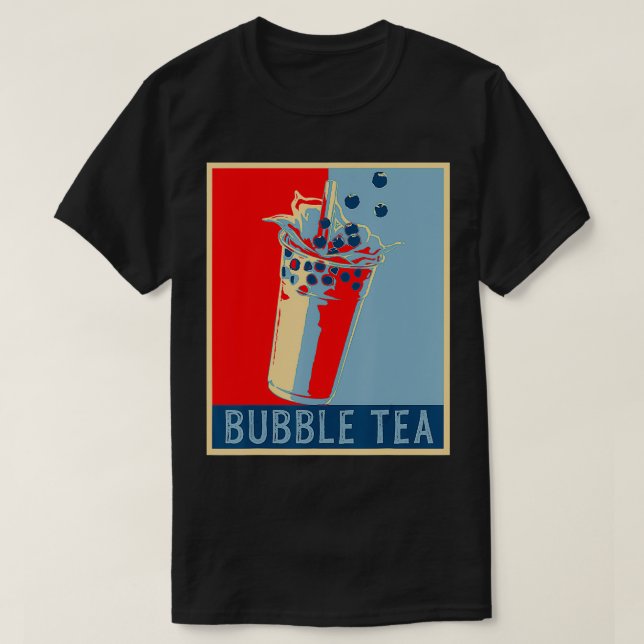Retro Bubble Tee Herren Bubble Teegeschenk Kinder  (Design vorne)