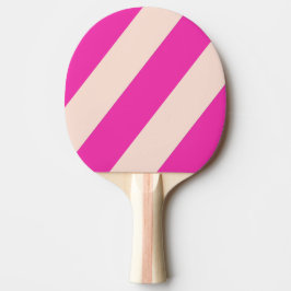 Retro Bubblegum Bold Streifen Tischtennis Schläger