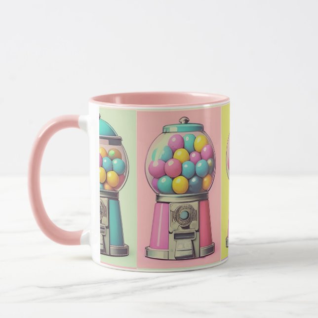 Retro Bubblegum Tasse (Links)