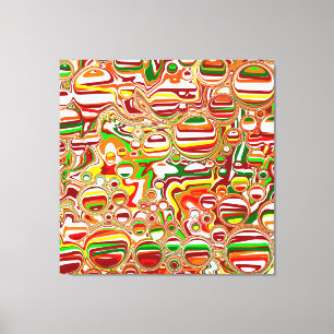 Retro-Buben Abstrakte Moderne Kunst Leinwanddruck