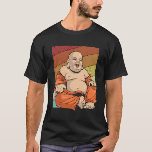 Retro Buddhist Symbol Statue Priest Buddhismus T-Shirt