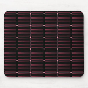 Retro Building Blocks Mousepad, Burgundy Mousepad