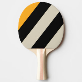 Retro Bumblebee Buzz Bold Stripes Tischtennis Schläger
