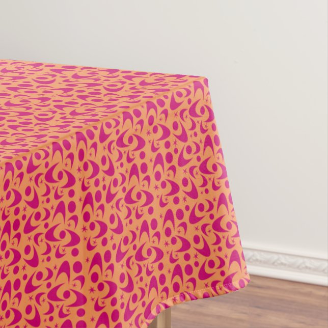 Retro-Bumerangs Tischdecke (Beispiel)